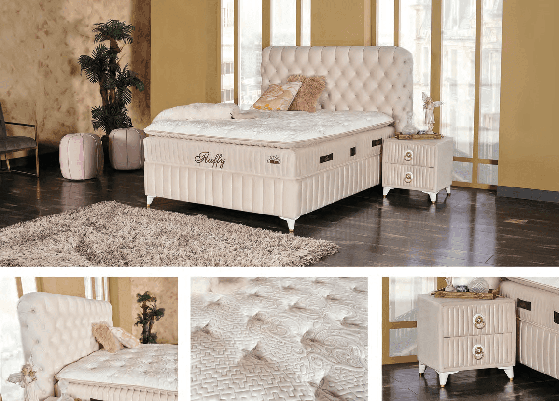 Fluffy Antrasit & Beige - Detail 1